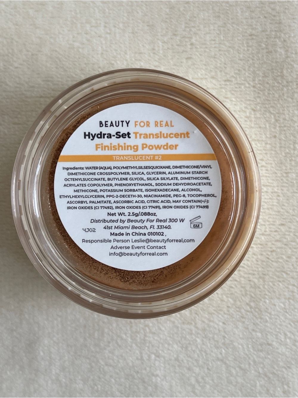 Beauty For Real Loose Setting Powder - Translucent #2 - Picture 5 of 5